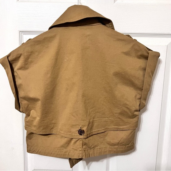 Banana Republic Cropped French Khaki Jacket Size XS - Picture 6 of 10